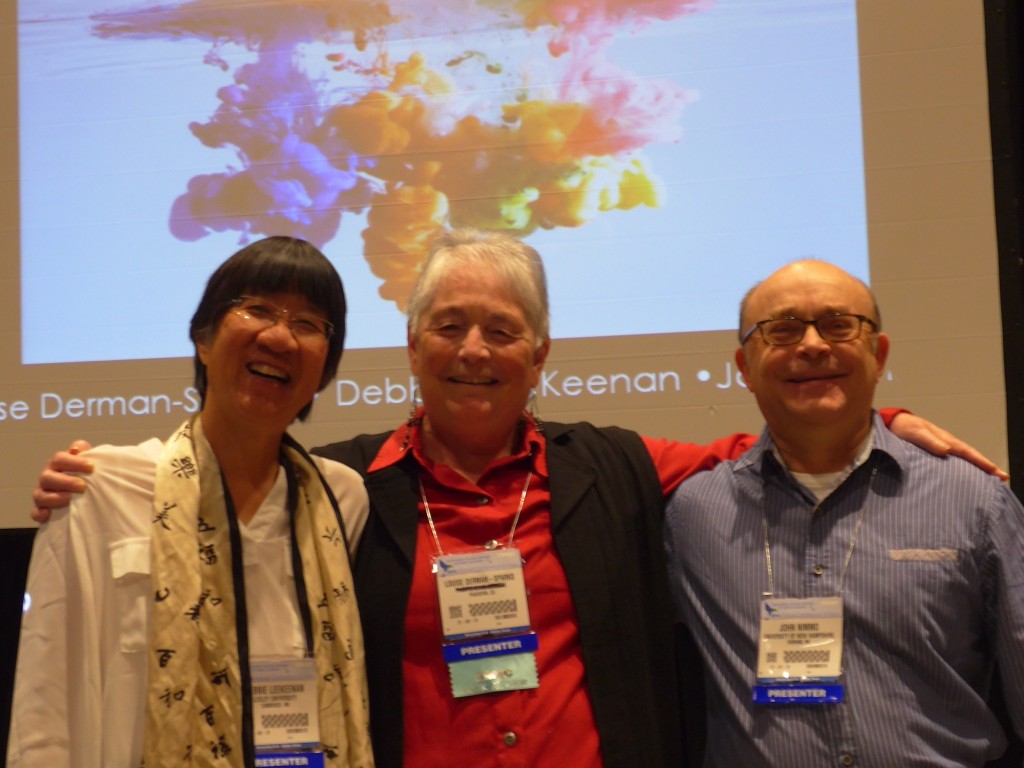 Debbie LeeKeenan, Louise Derman-Sparks, John Nimmo at NAEYC